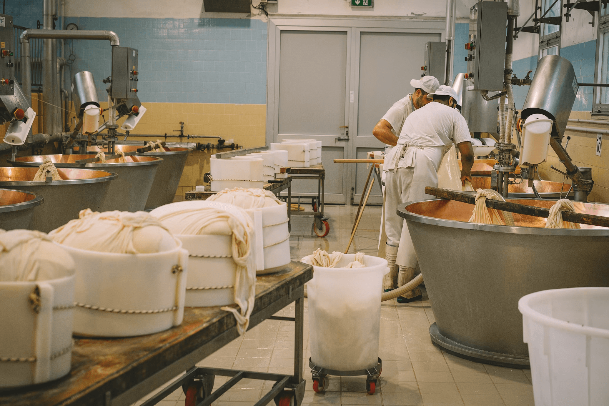 Food factory workers