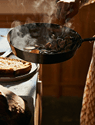 A FRYING PAN OR SKILLET