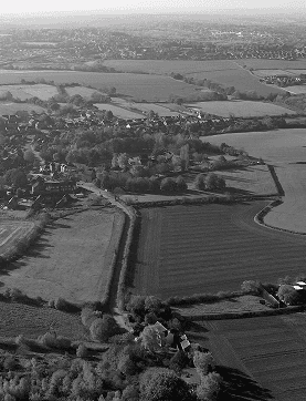 Fields across the landscape
