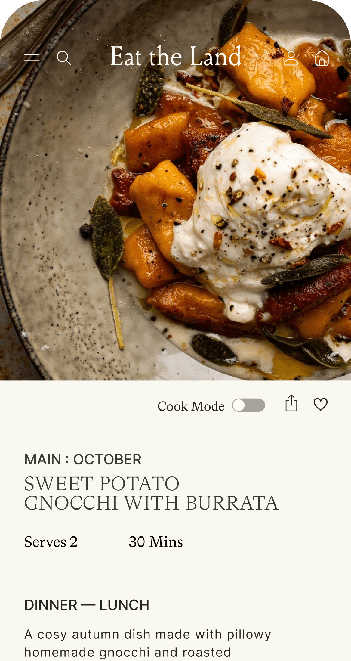 App Recipe Preview